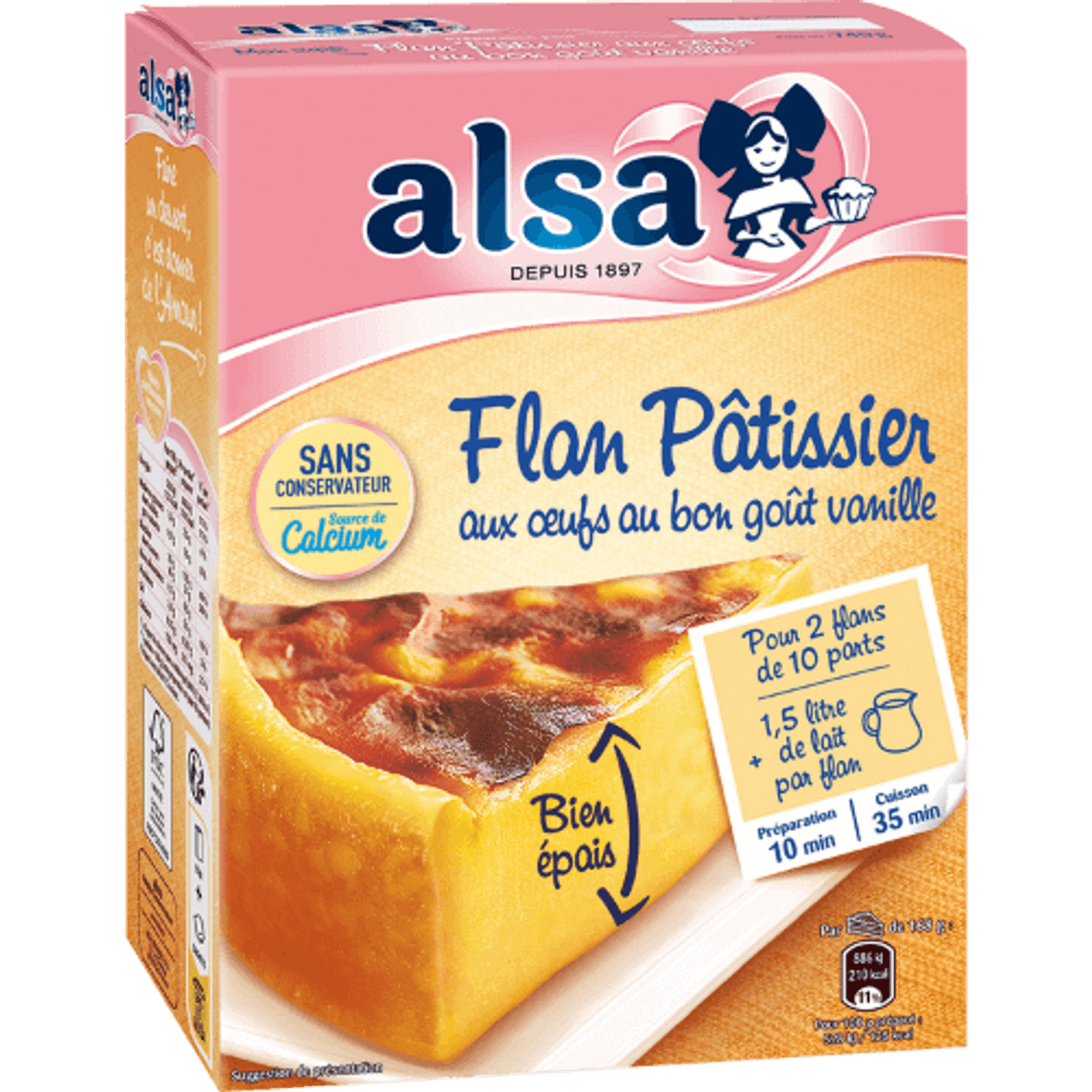 FLAN PATISSIER 2x370 ALSA