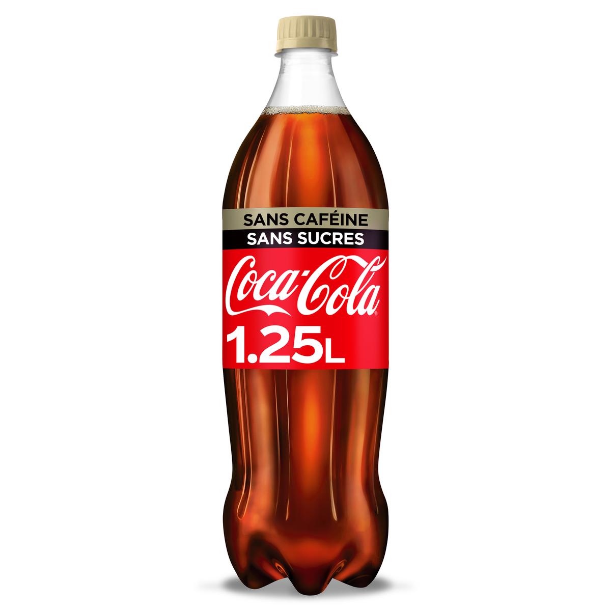 PET 1.25L COCA COLA ZÉRO SANS CAFÉINE