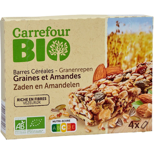 4x25G BARRES CÉRÉALES  AMANDES CRF B