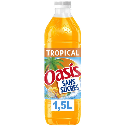 PET 1.5L OASIS TROPICAL ZÉRO SUGAR