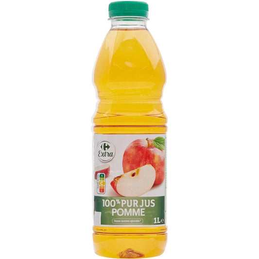 1L PET 100% PUR JUS POMME