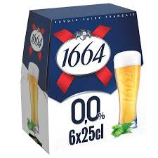 1664 BLONDE SANS ALCOOL 6x25CL