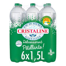 PET 1.5L EAU PÉTILL CRISTALINE