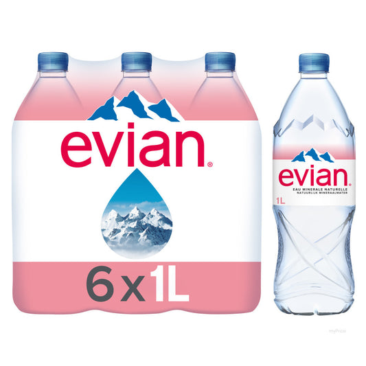 PET 6x1L EAU MINÉRAL EVIAN