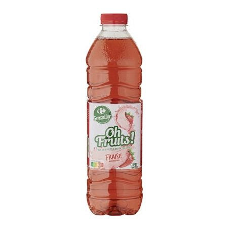 1.5L EAU PLT JUS FRAISE CRF SENS