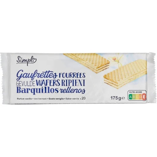 GAUFRETTES FOURRÉES VANILLA SIMPLE